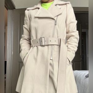 Kenneth Cole Pleated Peacoat